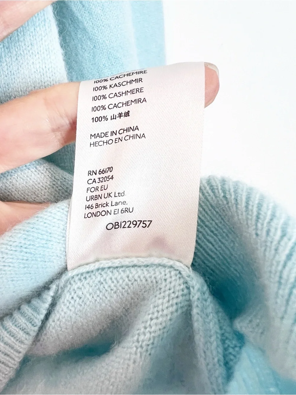 PILCRO ANTHROPOLOGIE AQUA BLUE CASHMERE PULLOVER SWEATER SZ XS